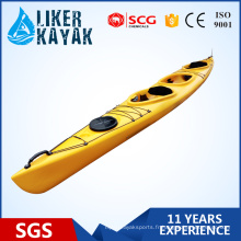 PE Hull 5.5m Longueur 2 assis Kayak de mer avec contrôle de gouvernail silencieux